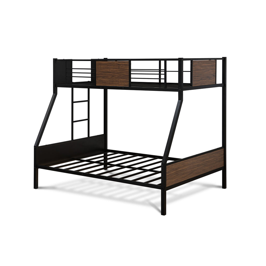 Jackson Full Twin Bunk Bed in powder coating White color