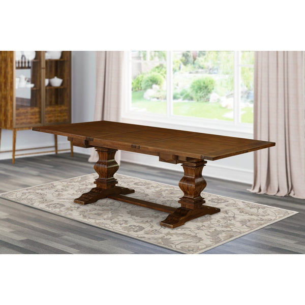 Kindel Furniture Cherrywood & Handpainted Gildwood Extendable Dining Table  for sale at Pamono