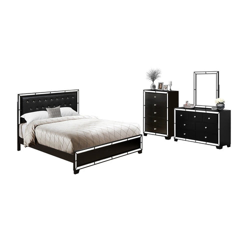 NE11-K00DMC 4-Piece Nella Bedroom Furniture Set with Button Tufted Bed East West Furniture Main Site NE11-K00DMC 4-Piece Nella Bedroom Furniture Set with Button Tufted Bed East West Furniture Main Site