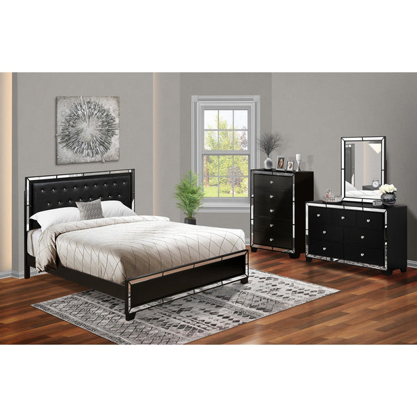 NE11-K00DMC 4-Piece Nella Bedroom Furniture Set with Button Tufted Bed –  East West Furniture Main Site