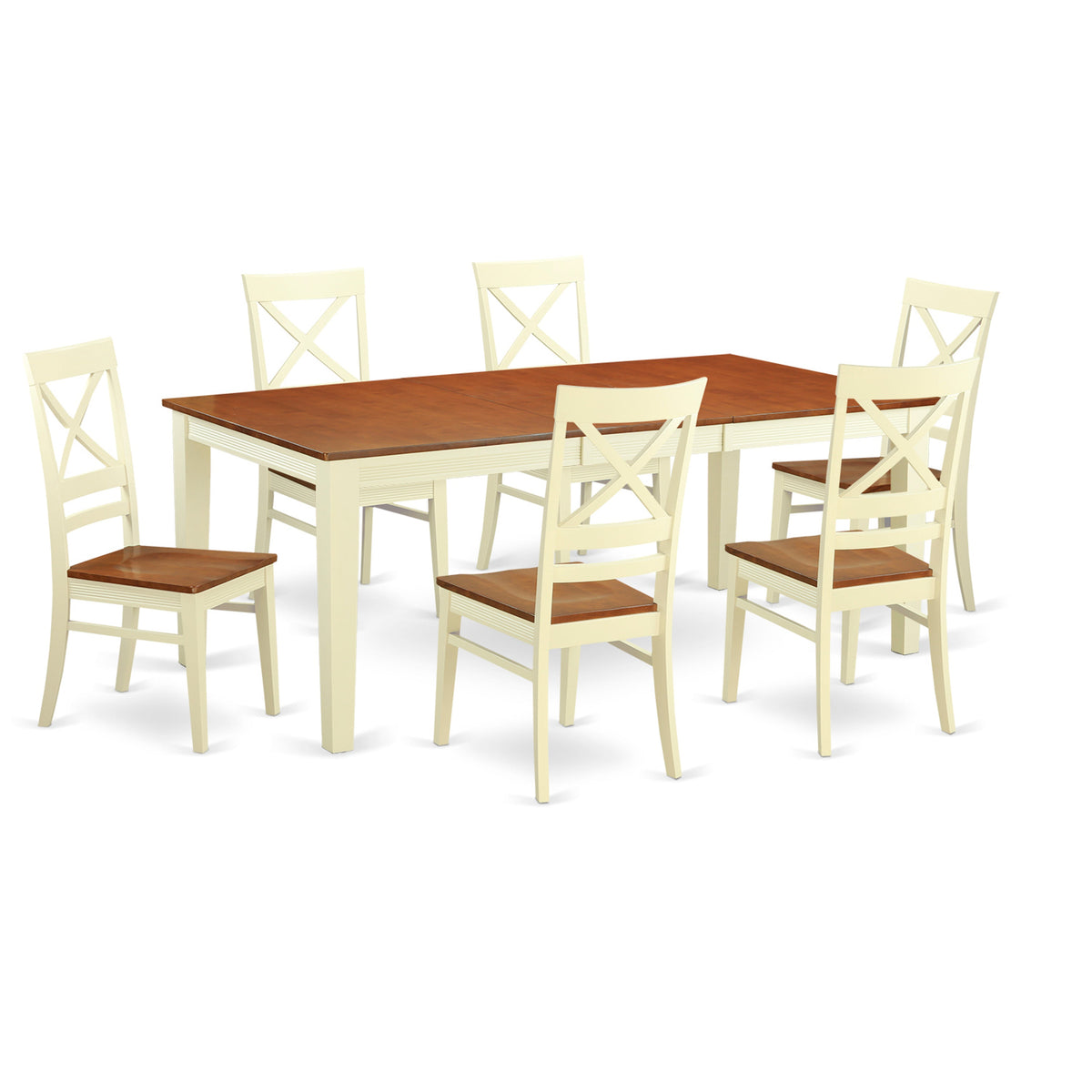 East West Furniture NDLG3-LWH-W - Set da 3 pezzi con tavolo East West Furniture NDLG3-LWH-W - Set da 3 pezzi con tavolo