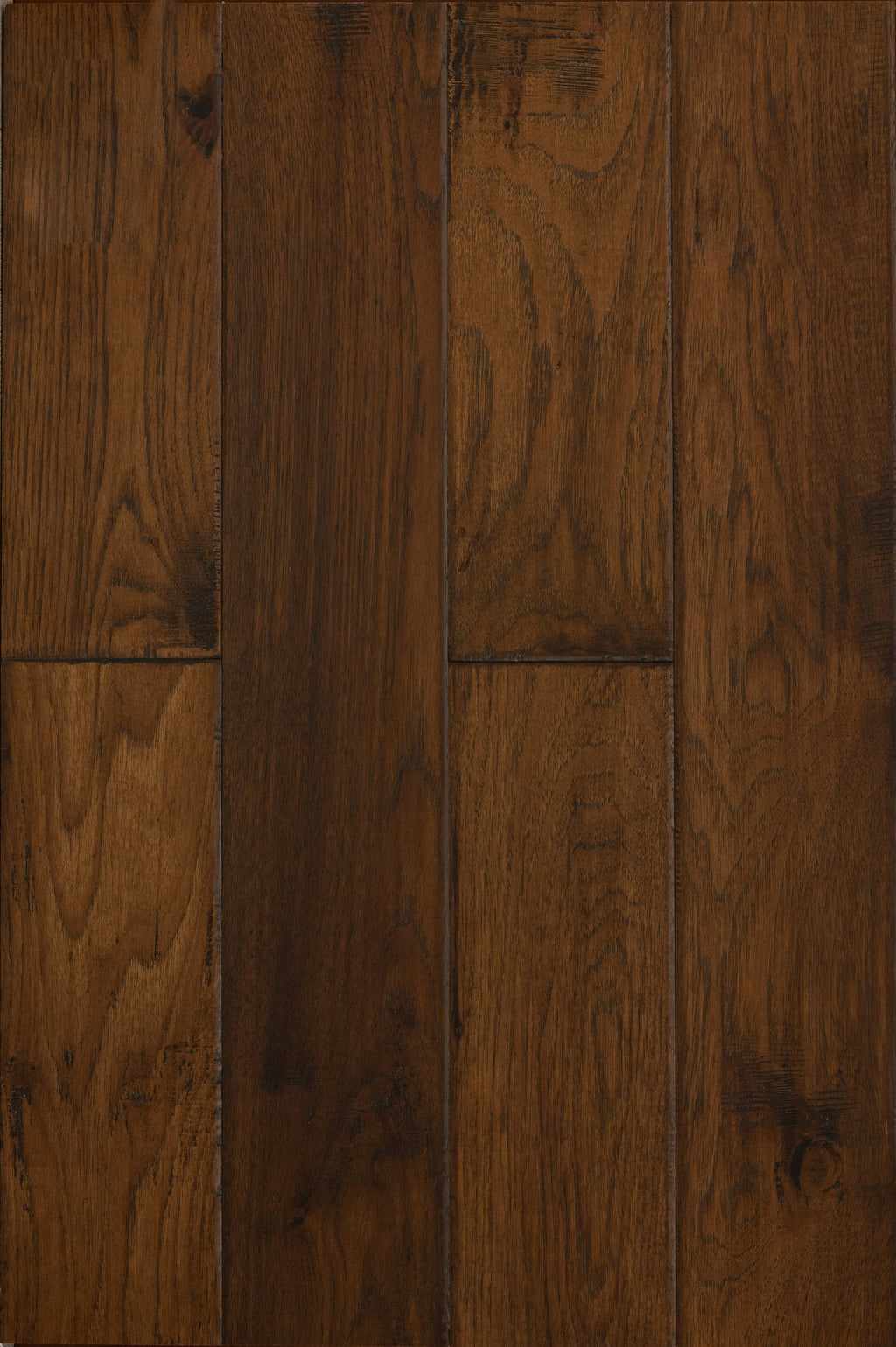 East West Furniture SP-5HH04 Sango Premier Engineered Wood Flooring - European Oak - 1/2 in x 7 in x Random Length Handscraped, 26.24 sqft/box, Spice Brown