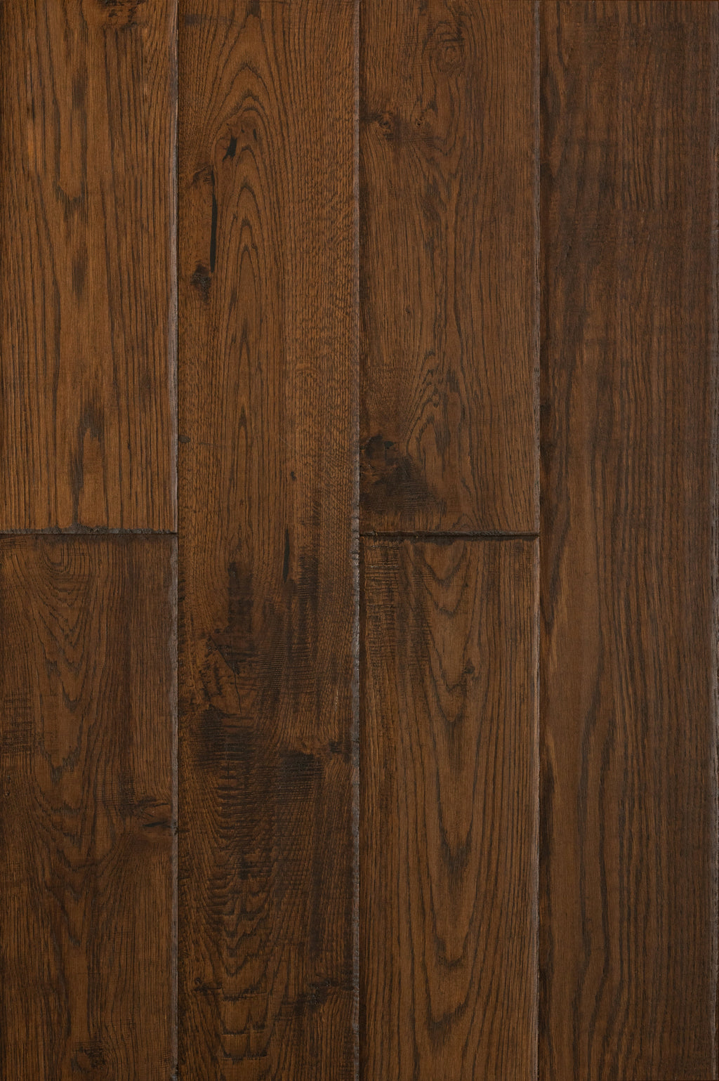 East West Furniture SP-5OH04 Sango Premier Engineered Hardwood Floor - European Oak - 1/2 in x 7 in x Random Length Handscraped, 26.24 sqft/box, Spice Brown