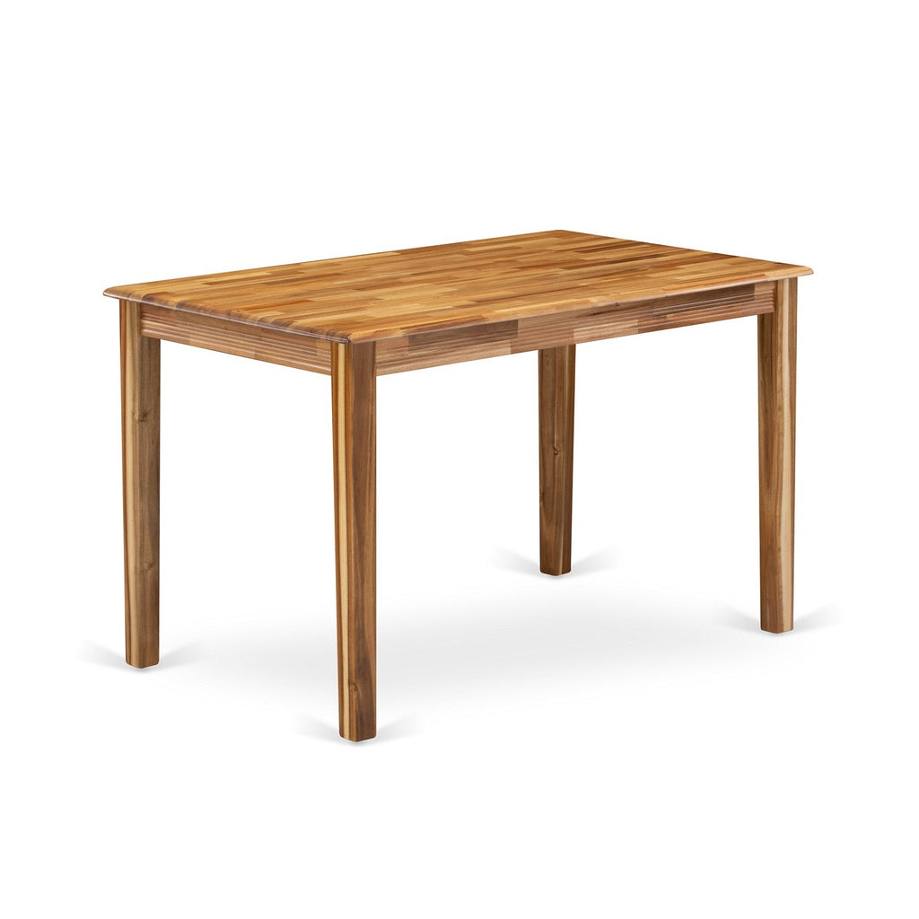 East West Furniture YAT-ANA-T Yarmouth Rectangle Kitchen Dining Table, 30x48 Inch, Natural